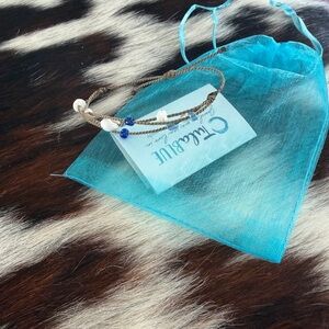New authentic limited edition Tula blue riptide bracelet